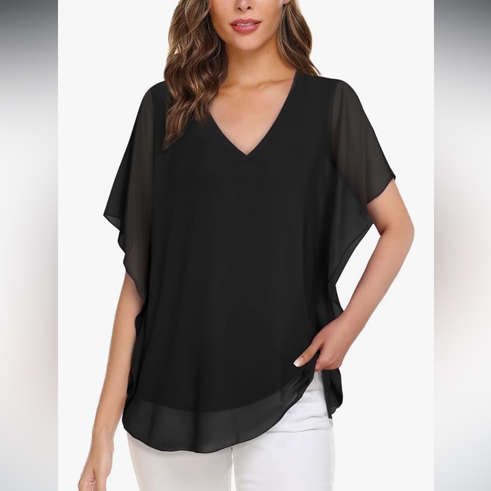 Lotusmile Chiffon Blouse